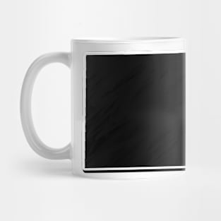 Black Wyoming Outline Mug